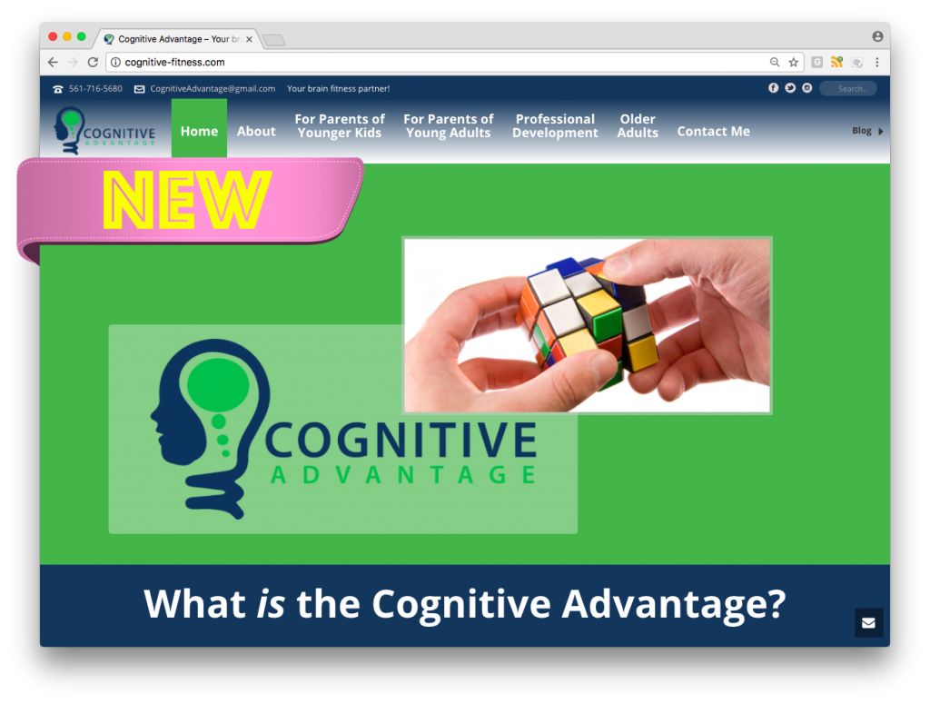 I am very excited to announce that the team at FlintStoneMedia.com (me, lol!) has launched a new (and, if I do say so myself, quite improved) website for Dr. Liz Knowles, Ed.D. and her company, Cognitive Advantage!!