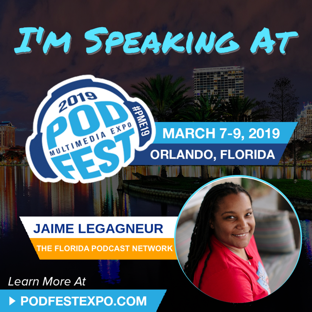 Jaime and Glenn are excited to hit the main stage as KEY NOTE SPEAKERS and help kick off Podfest Multimedia Expo 2019!! They will also be pairing up for a breakout session on building local podcasts and networks. So, stay tuned for more details. And, click here for more info and to come meet them in person!