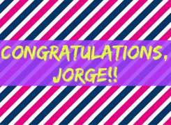 Team Member, Jorge, Promoted to Production Assistant!