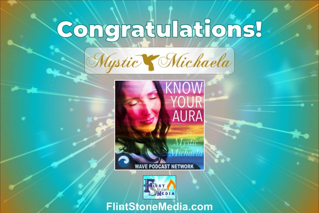 It is with great pride that we announce that our client, Mystic Michaela, has joined the Wave Podcast Network--a growing podcast network out of California. We are so proud to have been the podcast production house who got her amazing show with husband, Scott, called 