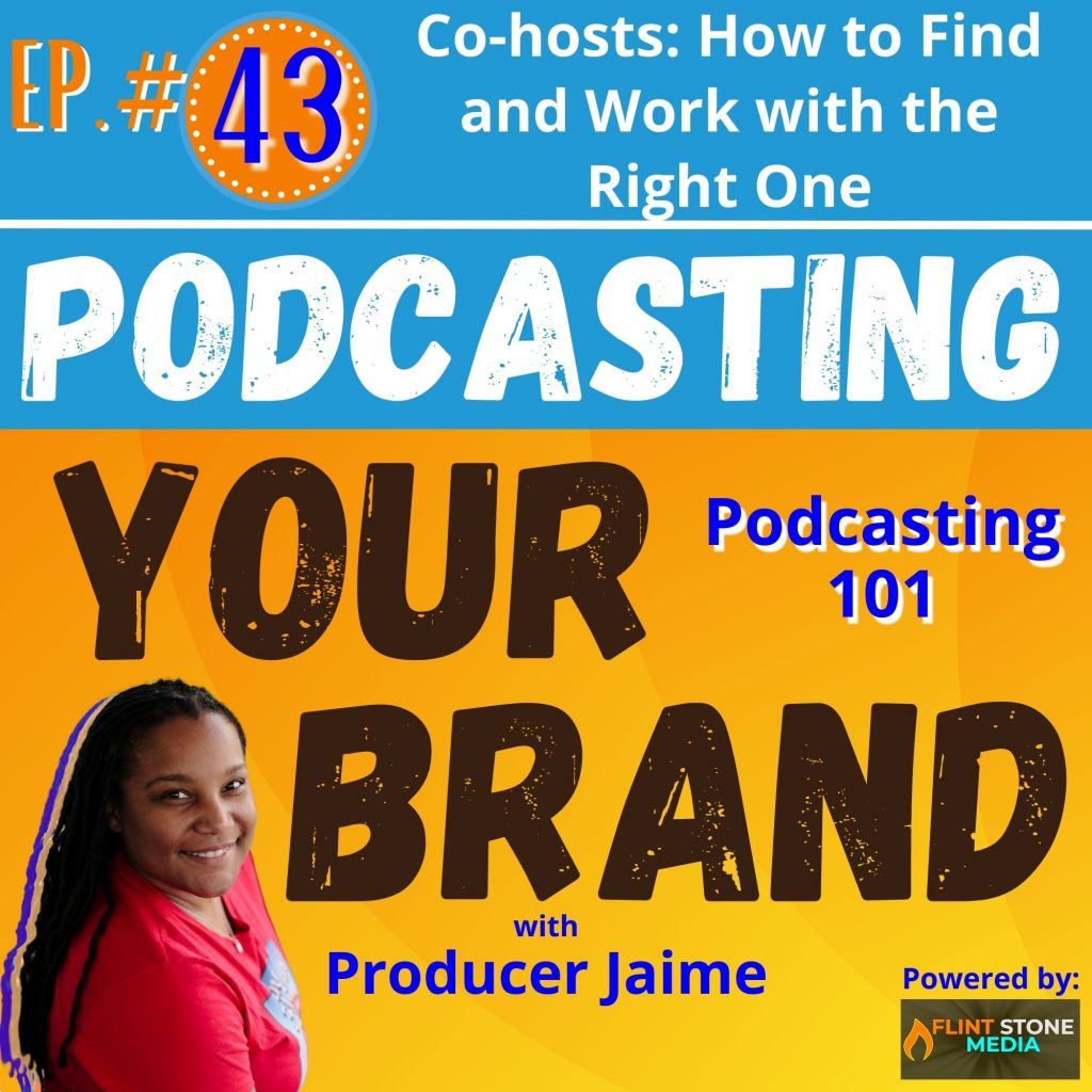 For our first Podcasting 101 topic after taking you through the launch process, I’ll share my initial thoughts on having a show with co-hosts–whether you are starting a new show and want to find a co-host to work with from day 1 or you already have a show and are interested in bringing a co-host into the mix. First, I’ll go over a few key ingredients that make for a good co-hosting situation and methods for finding the right person to partner with. Then, I’ll review some tips on working with your co-host–both strategic and technical. Listen in and let's do this...!