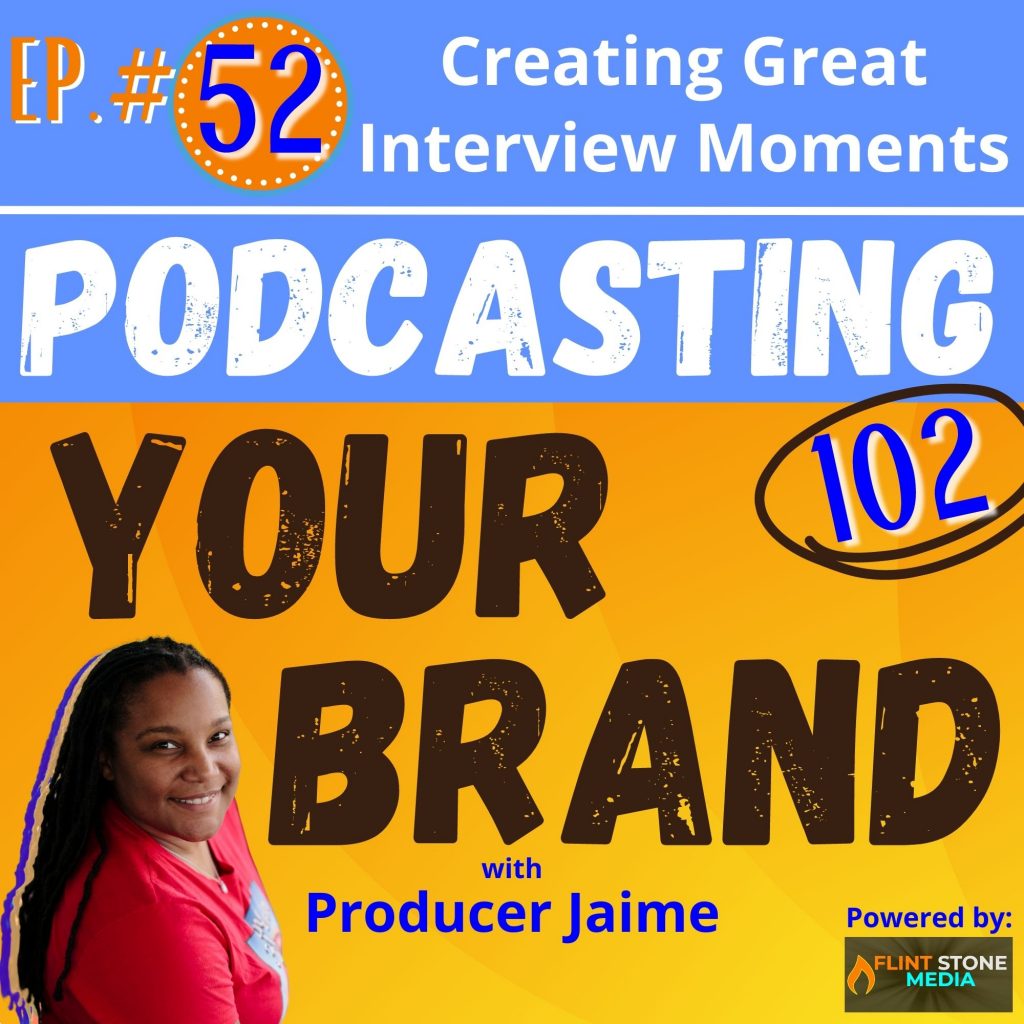 Let’s amp up these guest-related lessons to Podcasting 102! Today, I am reviewing with you how I have learned to create great interview moments over the years. And, that begins with how you start the interview in the first place. Then, I will take you through recognizing those moments of uniqueness, relation, or difference (whether prepped for or spontaneous) and discuss how to utilize them. Then, whether deciding to work a hard pivot into the conversation or to let a question go, I will help you navigate how to keep your interview flowing naturally. Finally, I will end with just that: how to end your guest interviews. Listen in and let's do this...!