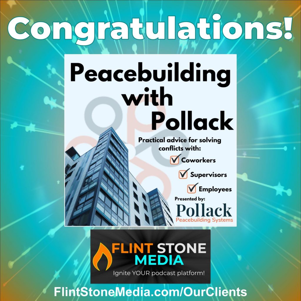 Peacebuilding with Pollack featuring host Dr. Jeremy Pollack is the podcast that aims to improve work relationships and manage difficult conflicts, one caller at a time. Conflict Resolution Practitioner, Dr. P takes callers from around the country who are dealing with stressful work relationships to provide coaching and support in solving the workplace issues that are burdening them. You will learn practical advice for managing the conflicts both up and down the corporate ladders in your own life. Listen in and be a fly on the wall as Dr. P has callers get real and honest. Not only will you learn practical tools for resolving your own conflicts, but you’ll also no longer feel so alone in the stressful situations YOU are experiencing. Or, even become a caller yourself, and receive a free 1:1 coaching session with Dr. P right on the show!