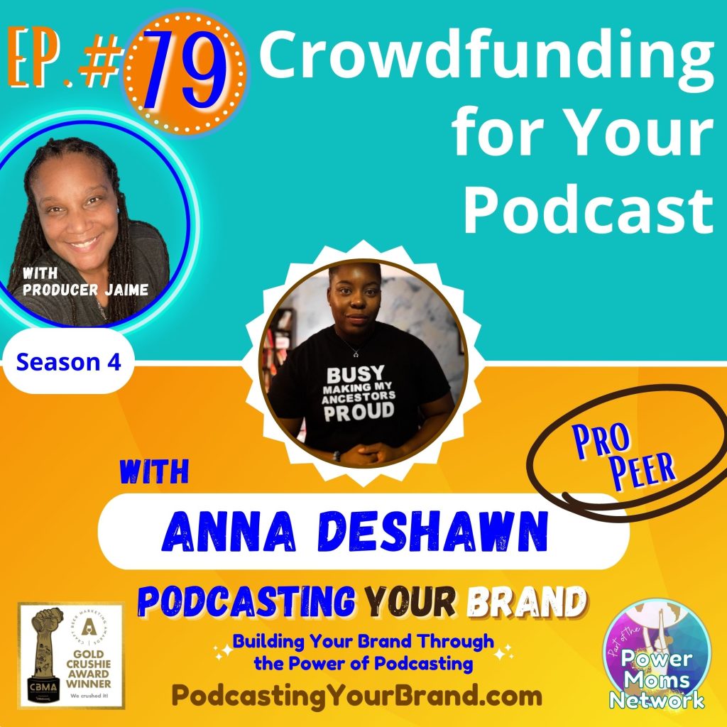 A cornerstone of a LOT of podcasters’ success plan is monetization. But, how do you monetize your community? Well, it first starts with building that community. Today, I am joined by my Professional Podcasting Peer Guest, Anna DeShawn. She is a multi-award-winning podcaster, Ambie award-winning podcast producer and host, and Co-Founder The Qube–a podcast production company and curated platform to discover the best music & podcasts by BIPOC & QTPOC creatives. We’ll start our discussion with some insights into how Anna has built her community. Then, we discuss how she monetized that community through crowdfunding to support her podcast and other creative endeavors. It’s my next Podcasting 102 topic ready to roll for you today. Listen in and let's do this...!